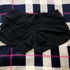Lululemond speed up shorts